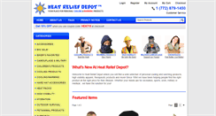 Desktop Screenshot of heatreliefdepot.com